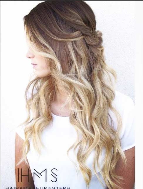 Blonde Ombre Hair Hair Colar And Cut Style