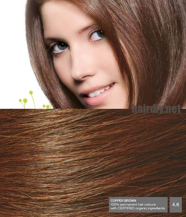 Naturigin Copper Brown 4 6 Hair Colar And Cut Style