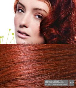 Naturigin Medium Blonde Deep Red Hair Colar And Cut Style