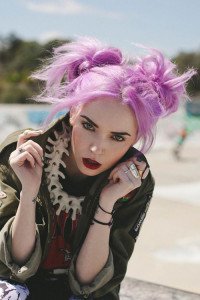 Manic Panic Mystic Heather Hair Colar And Cut Style