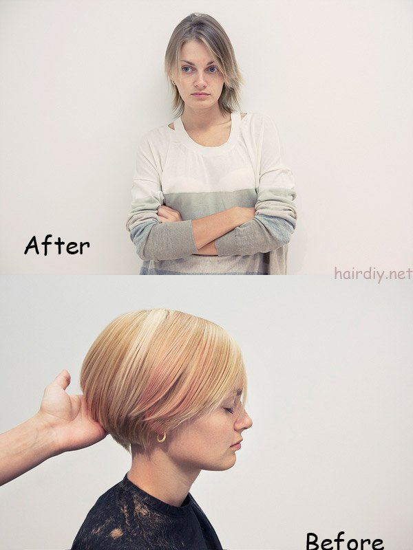 Before: Ash Dark Blonde After: Blonde Hair Dyeing