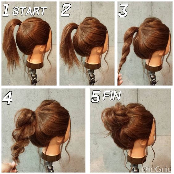 Messy Top Knot Tutorial- Very Easy-