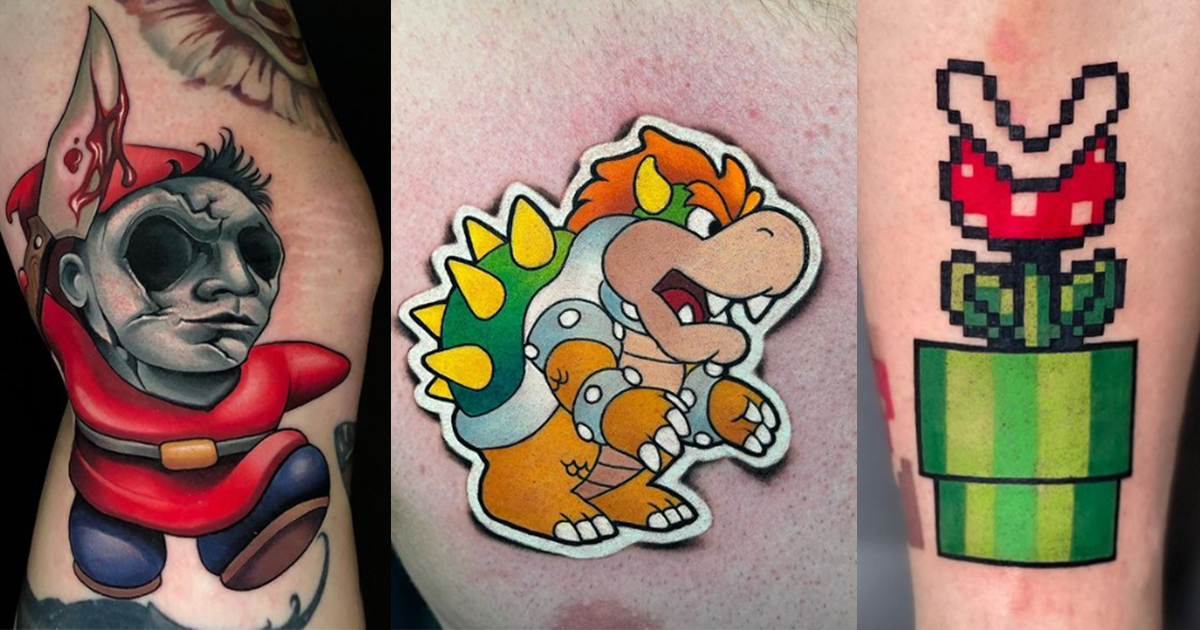 Tattoos of the villains from Super Mario Bros

+2023