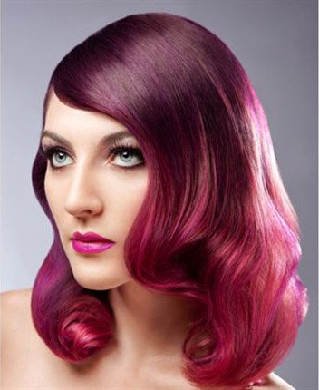 Pravana Pink-Magenta-Whild Orchid Ombre Hair Dye Formula