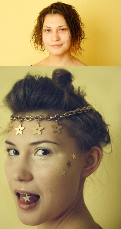 Glitter Hair DIY