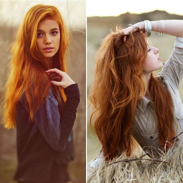 Ginger hair color