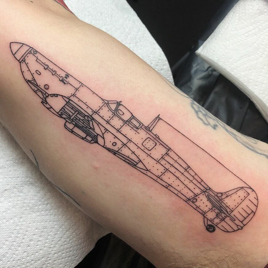 Realistic apprentice scheme tattoo