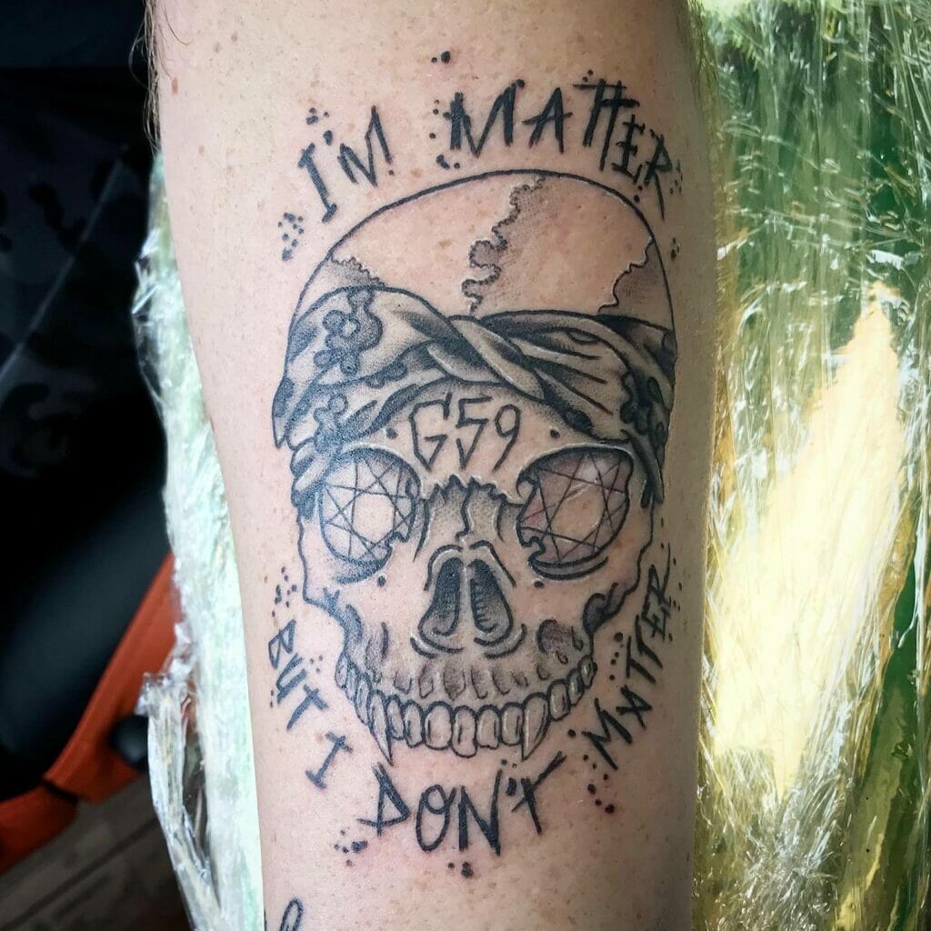 G59 Funky Zitat Tattoo