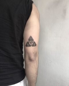 1660718949 632 101 Amazing Triforce Tattoo Designs You Need To See