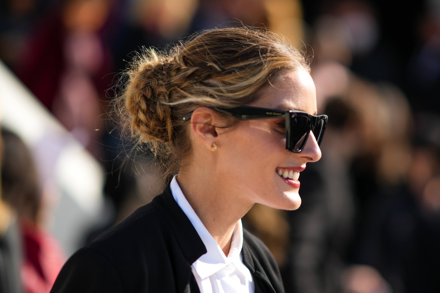 Olivia Palermo's braided updo is the most