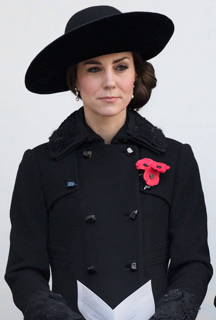 Duchess Kate observes Remembrance Sunday on November 13.
