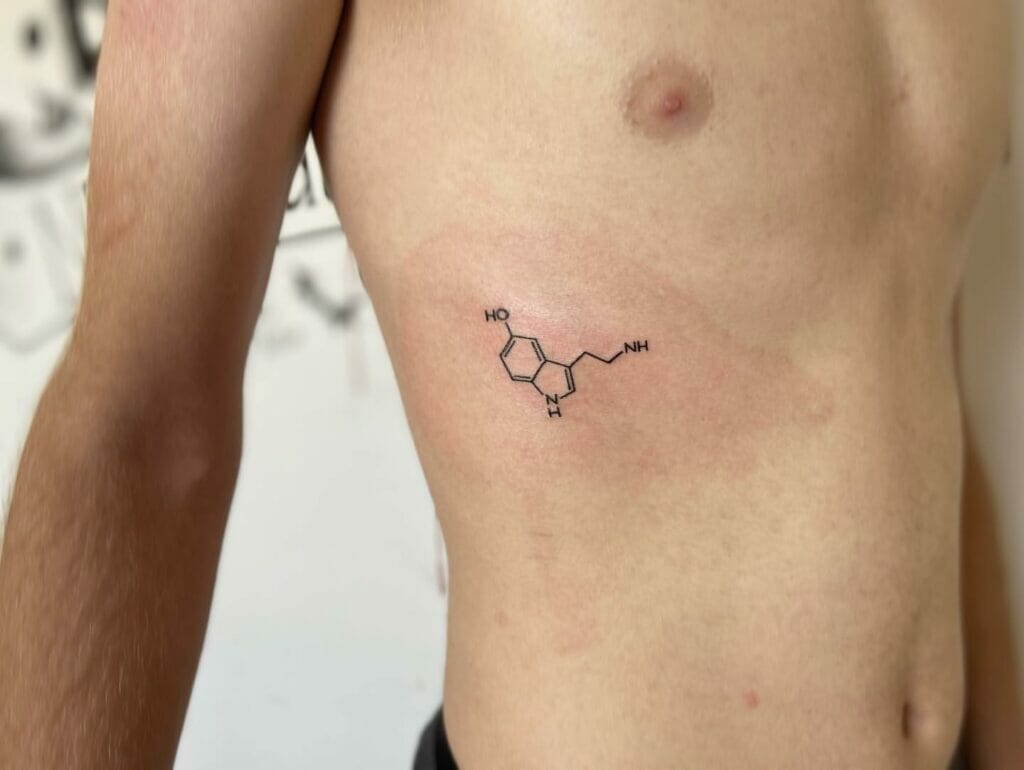 Serotonin-Tätowierung