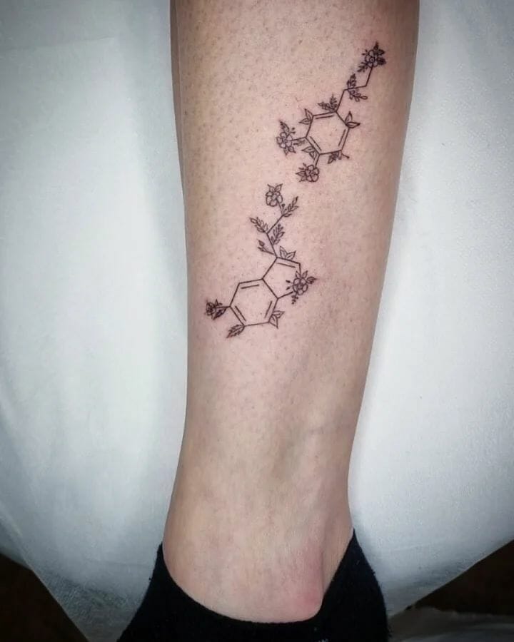 Serotonin-Tätowierung