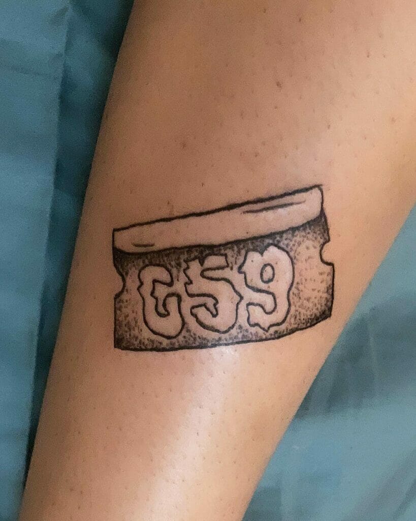 Schickes Rasiermesser G59 Tattoo