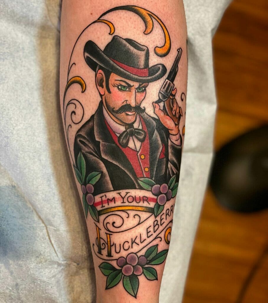 Doc Holliday gravestone tattoo