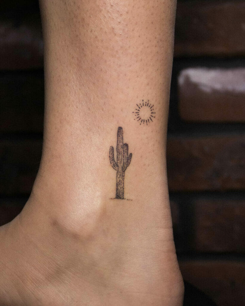 101 Best Minimalist Cactus Tattoo Ideas That Will Blow Your Mind!+2023