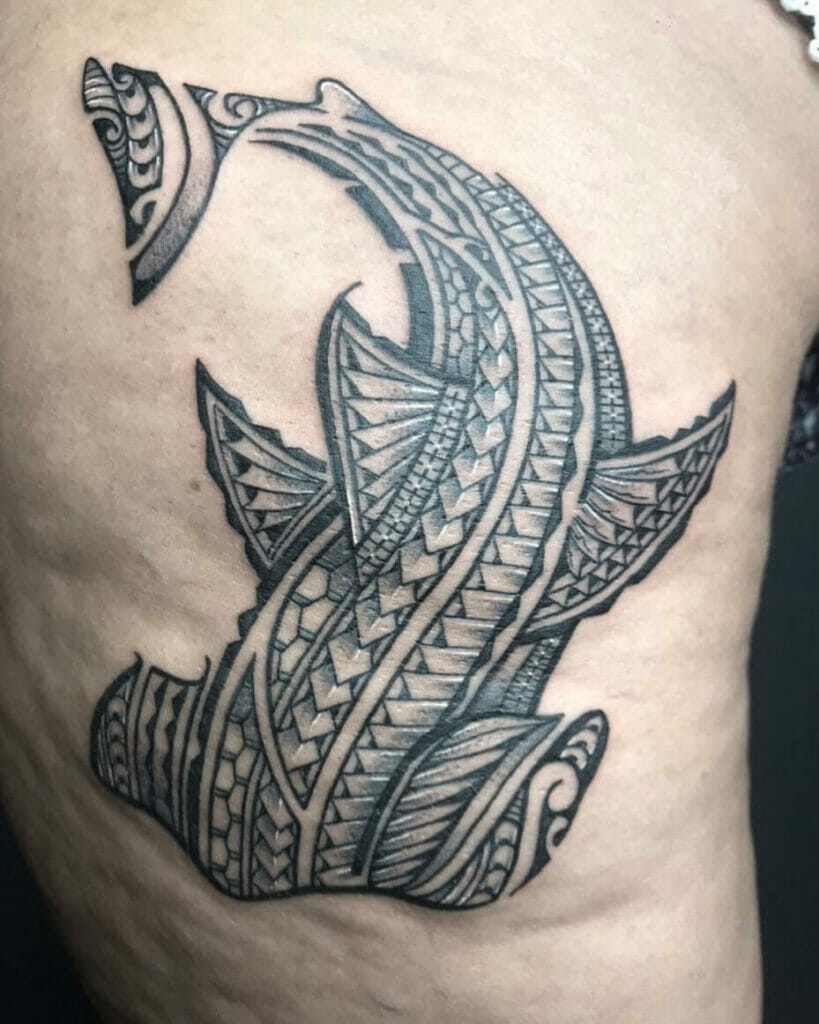 Tongan shark tattoo