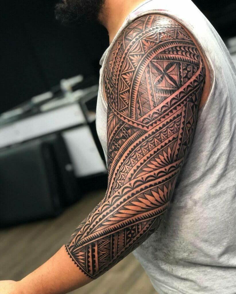 Tongan arm tattoo