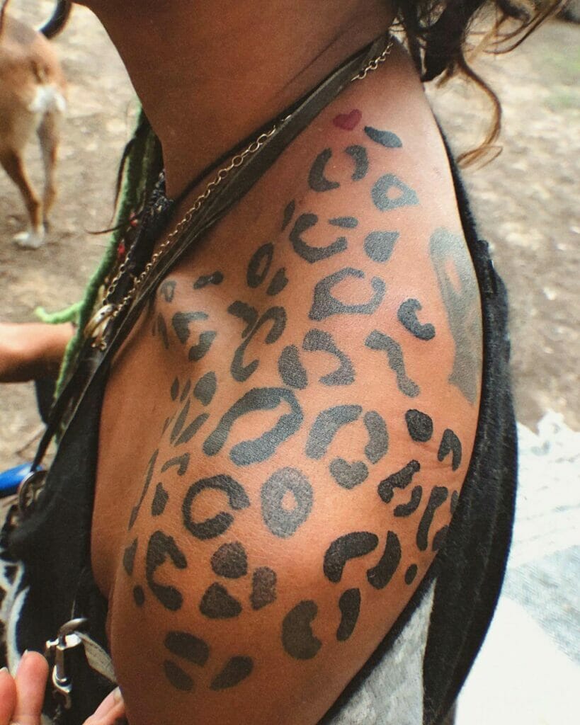 Cheetah Print Tattoo