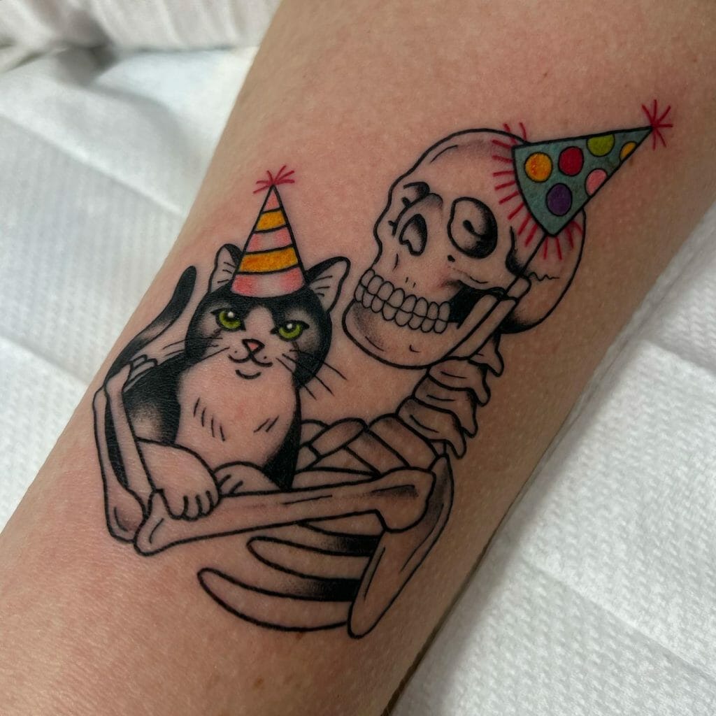 Entzückende Party-Tattoo-Ideen für einen Geburtstag Tattoo-Ideen