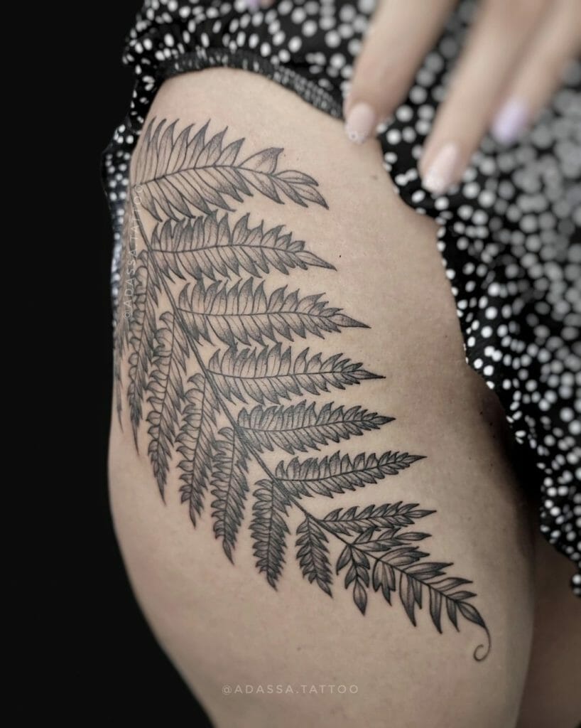 Awesome fern tattoo designs that are easy to place anywhere