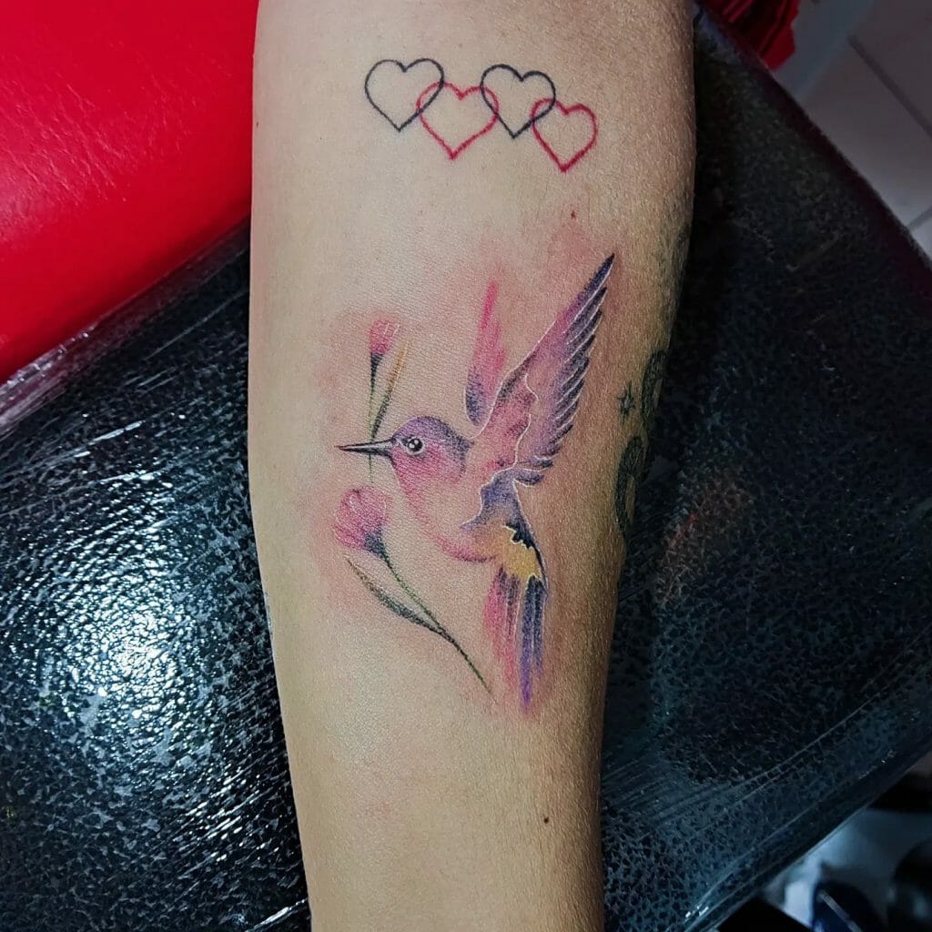 Best hummingbird tattoo