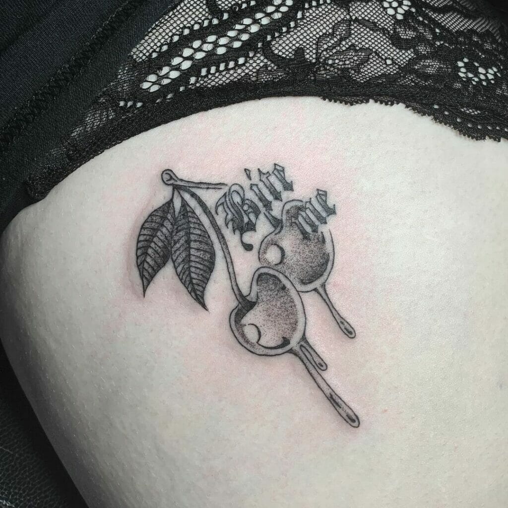 Bold and daring Cherry Key tattoos