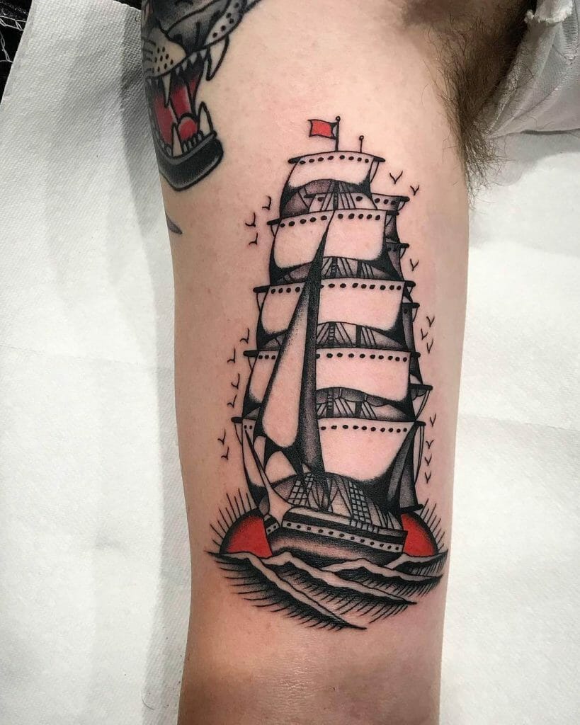 Classic ship tattoos