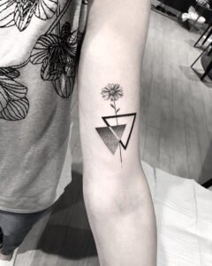 Double Inverted Triangle Tattoo