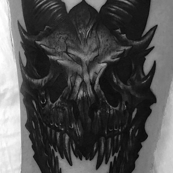 Dragon Skull Tattoo