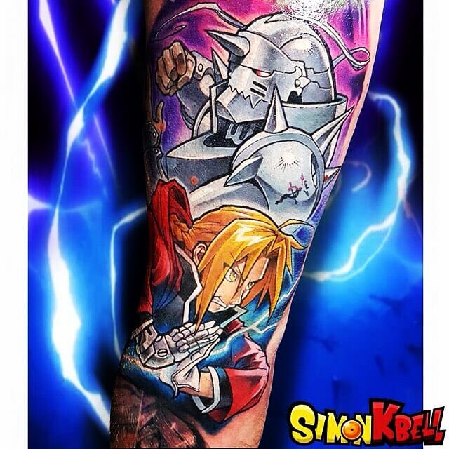 Edward and Alphonse Alchemist Tattoo