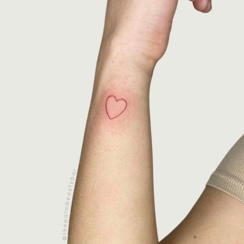 Feminine minimalist tattoo