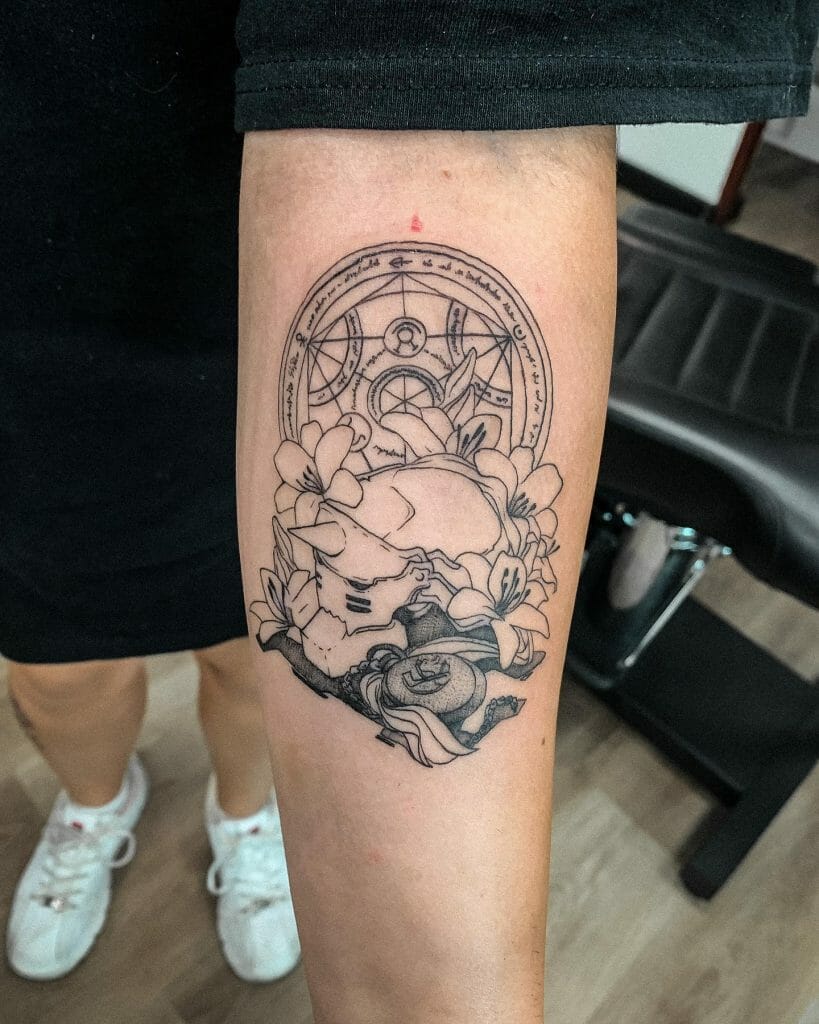 Fullmetal Alchemist Alchemy Circle Tattoo