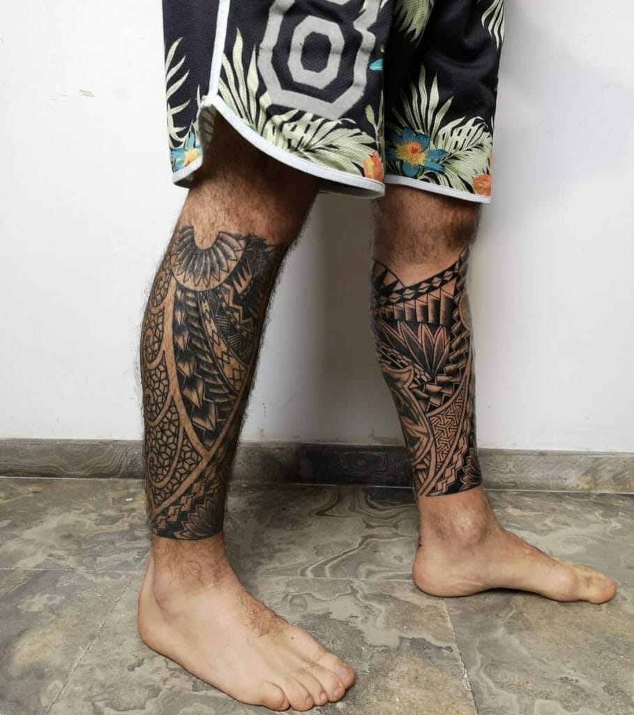 Geometric pattern tattoos for men