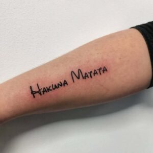 Hakuna Matata tattoo