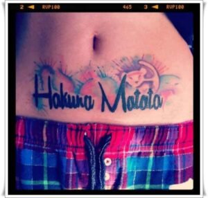 Hakuna Matata tattoo