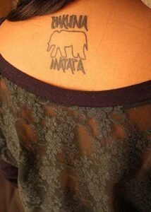 Hakuna Matata tattoo