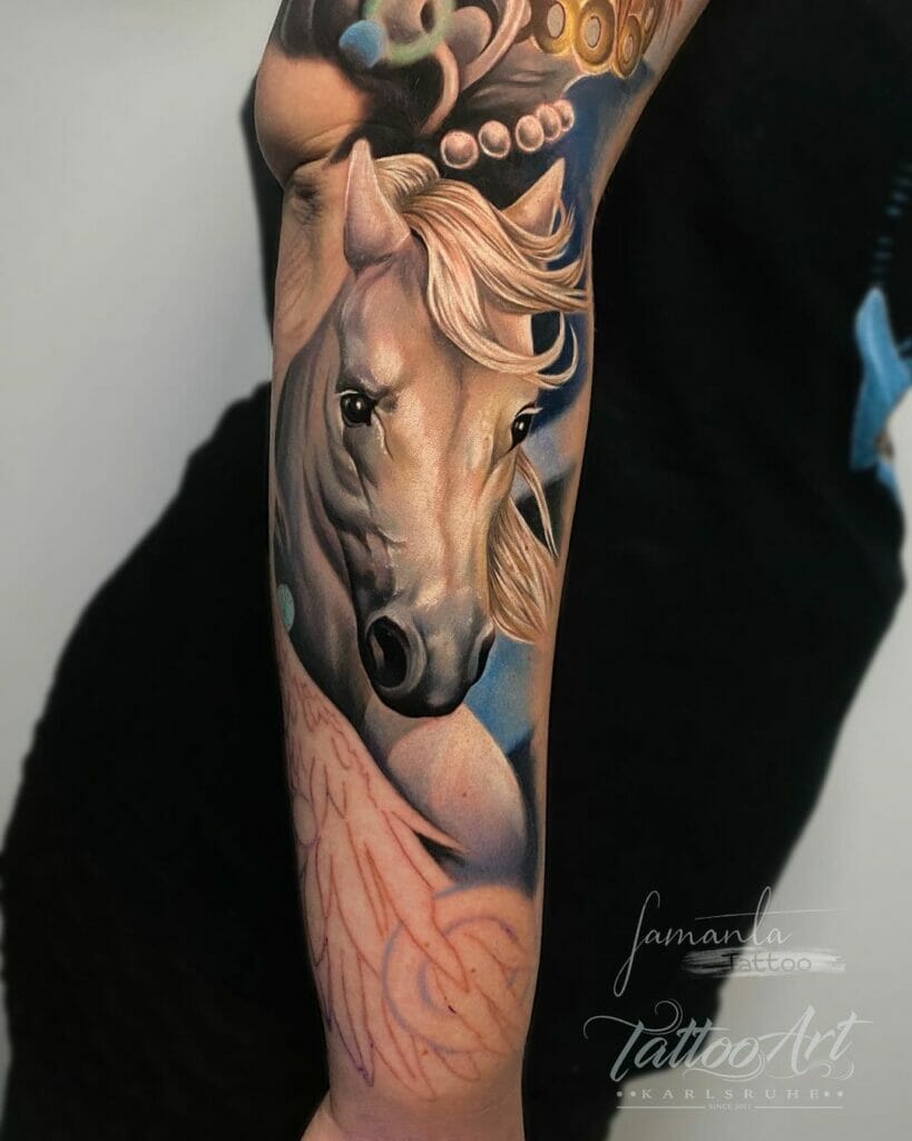 horse tattoo