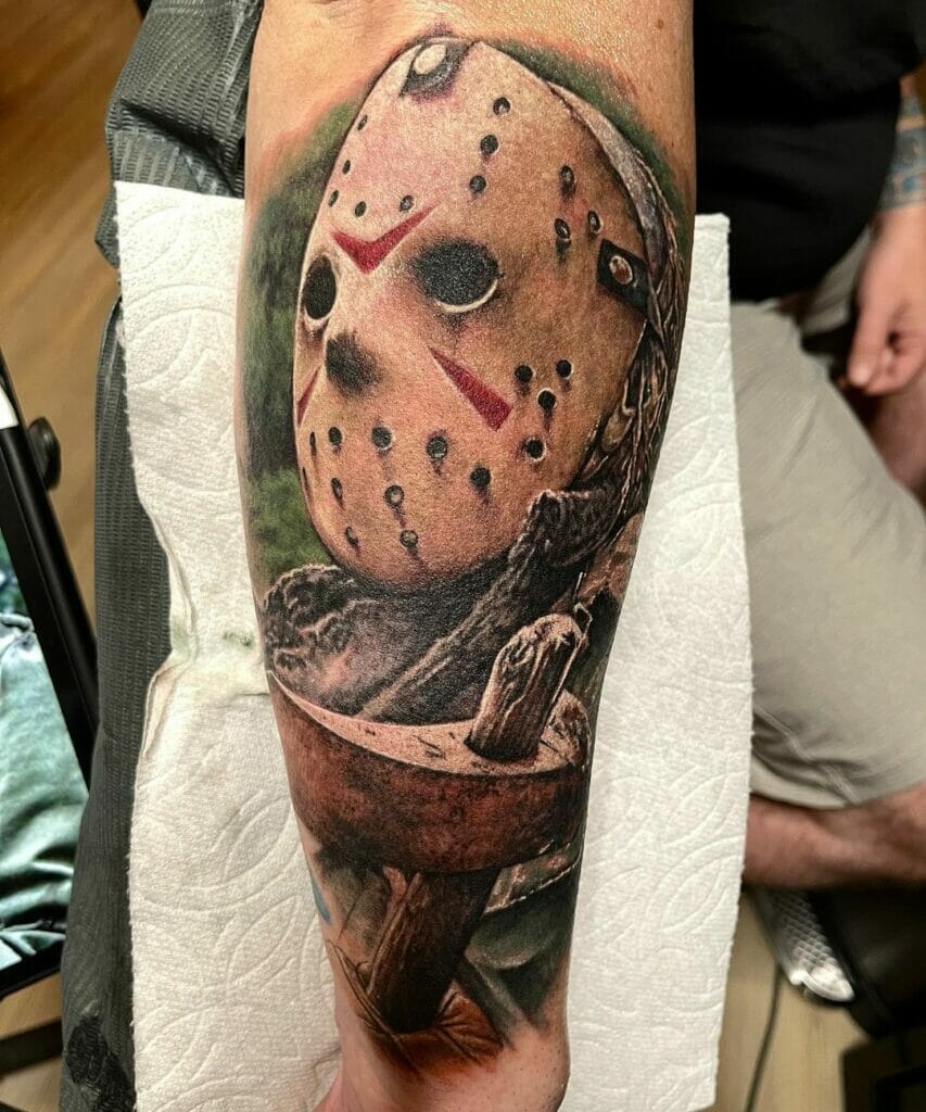 Jason Voorhees tattoo