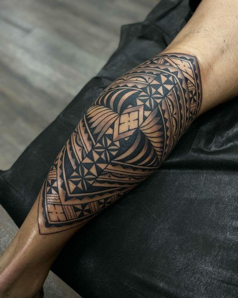 Lower leg tattoos for men