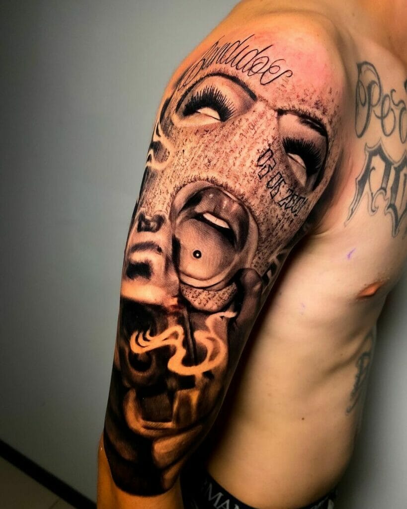 Mexican art tattoo