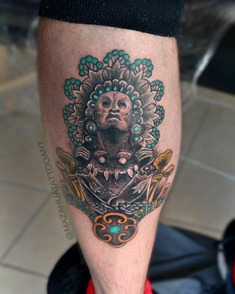 Mexican aztec tattoos