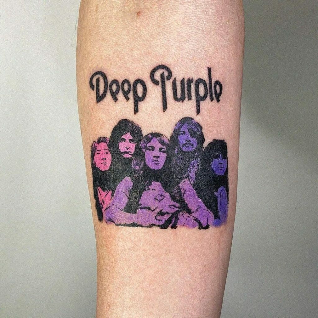 Rock and roll tattoo