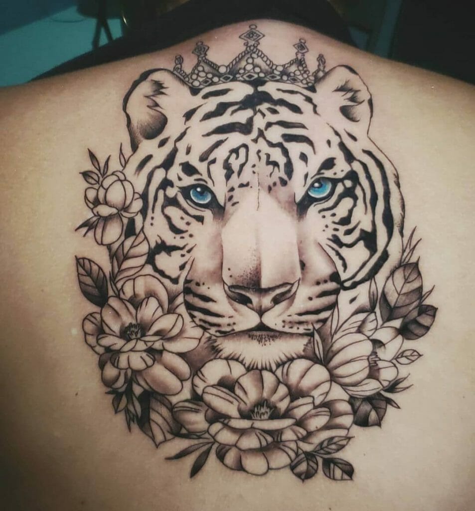 Royal white tiger tattoos