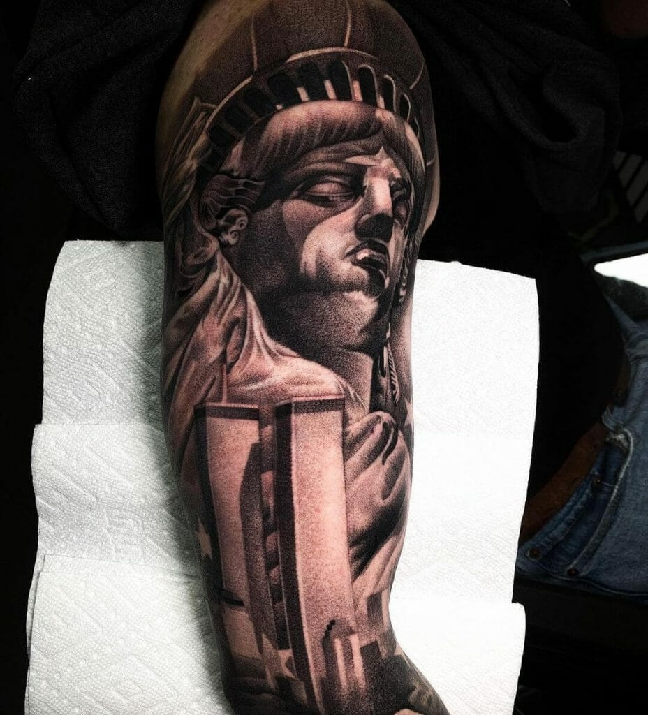 Statue of Liberty tattoo