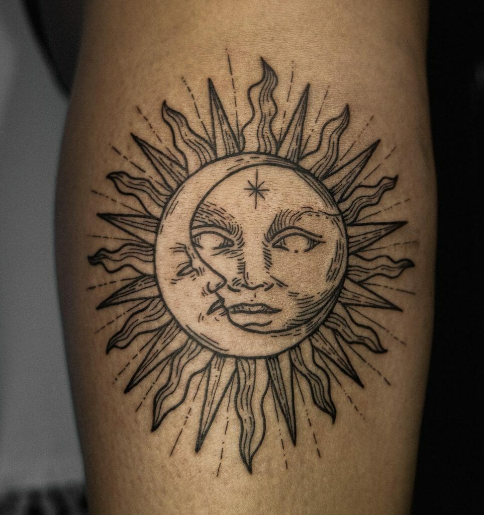 101 Best Simple Sun And Moon Tattoo Ideas That Will Blow Your Mind ...