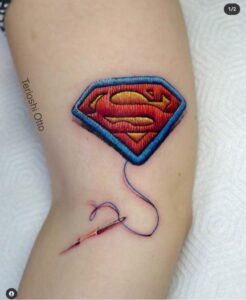 Superman tattoo