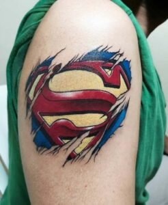 Superman tattoo