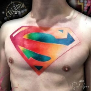 Superman tattoo