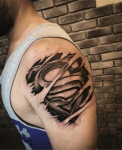 Superman tattoo